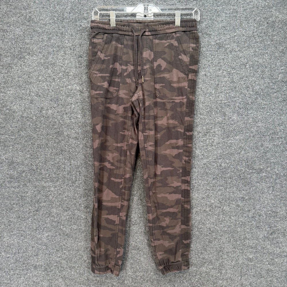 Athleta Farallon Jogger Womens 0 Green Camo Stretch Utility Hiking Casual Pants‎